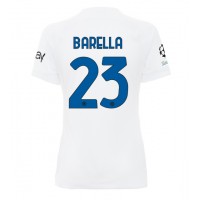 Fotbalové Dres Inter Milan Nicolo Barella #23 Dámské Venkovní 2023-24 Krátký Rukáv